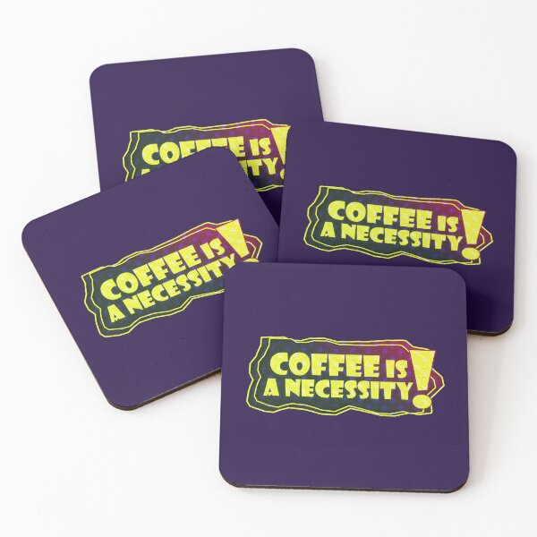 Item preview, Coffee is a necessity. coffee is a must designed and sold by IlustradoArts.