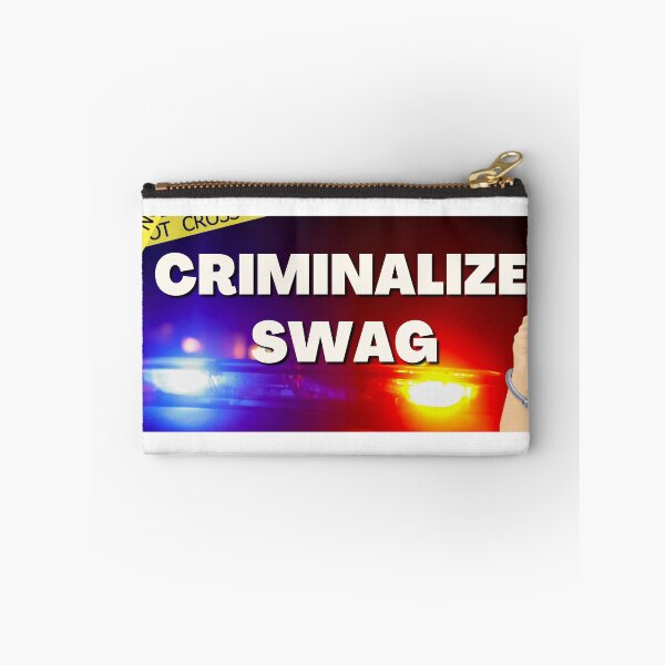 Item preview, Criminalize Swag Bumper Sticker designed and sold by hyperfocusrach.