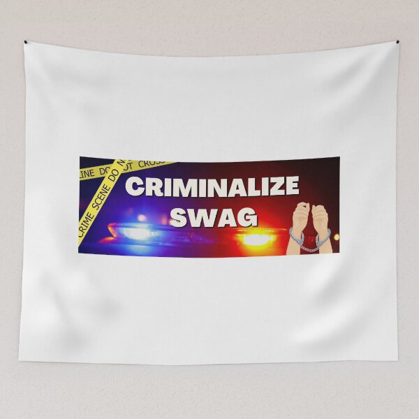 Item preview, Criminalize Swag Bumper Sticker designed and sold by hyperfocusrach.