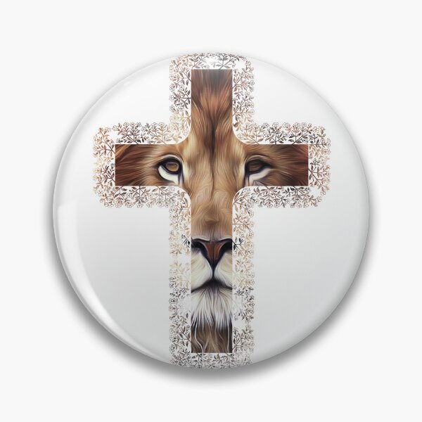 Item preview, Yahusha Jesus Messiah - Lion of Judah Cross - Christian T-shirt designed and sold by Chez-Creations.
