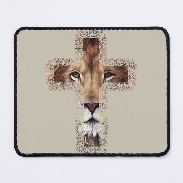Item preview, Yahusha Jesus Messiah - Lion of Judah Cross - Christian T-shirt designed and sold by Chez-Creations.