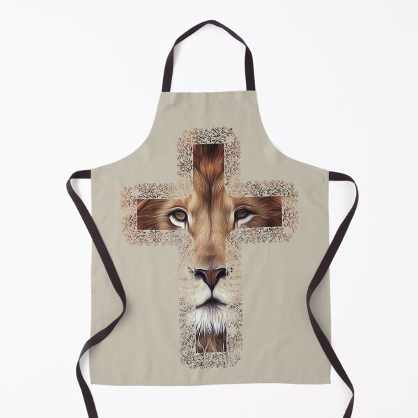 Item preview, Yahusha Jesus Messiah - Lion of Judah Cross - Christian T-shirt designed and sold by Chez-Creations.