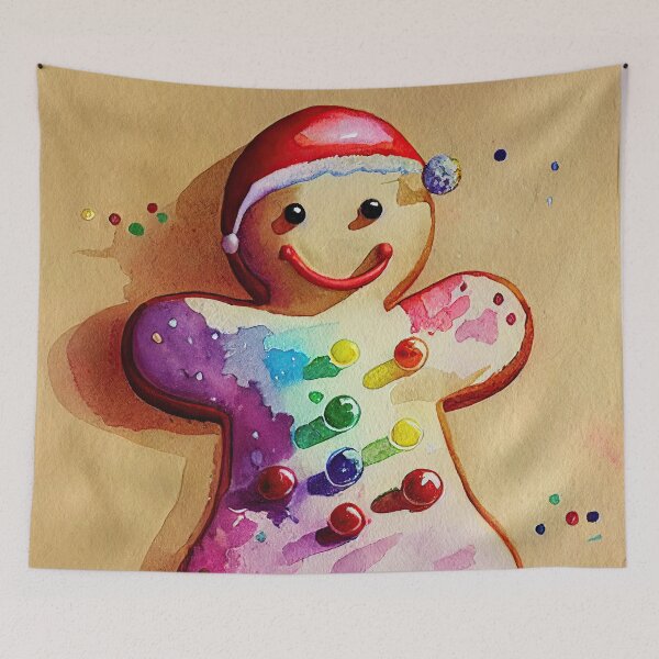 Item preview, Christmas gingerbread man  designed and sold by art8085.
