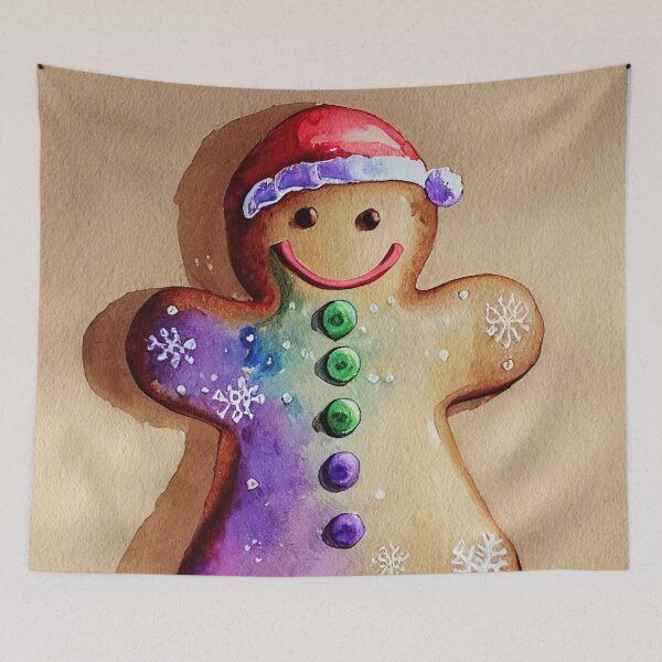 Item preview, Christmas gingerbread man  designed and sold by art8085.