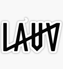 transparent Lauv logo Sticker