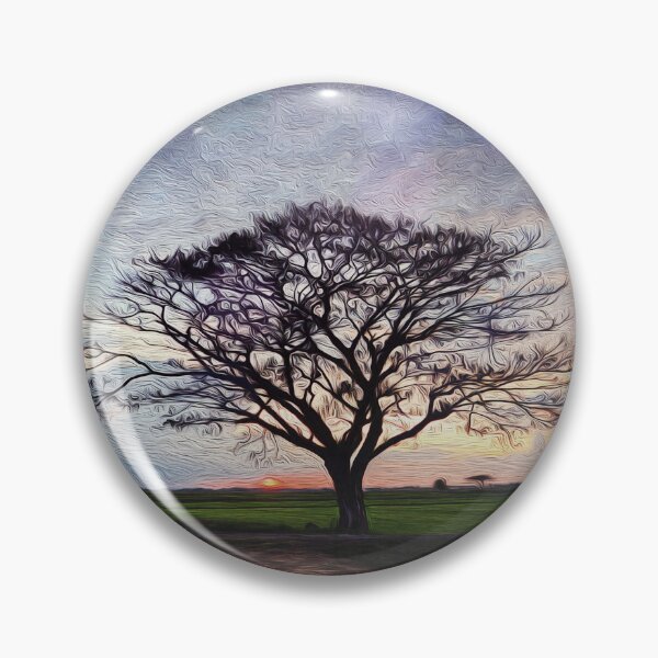 Item preview, Sunset Tree and Bubbles designed and sold by Huskyyy Designs.