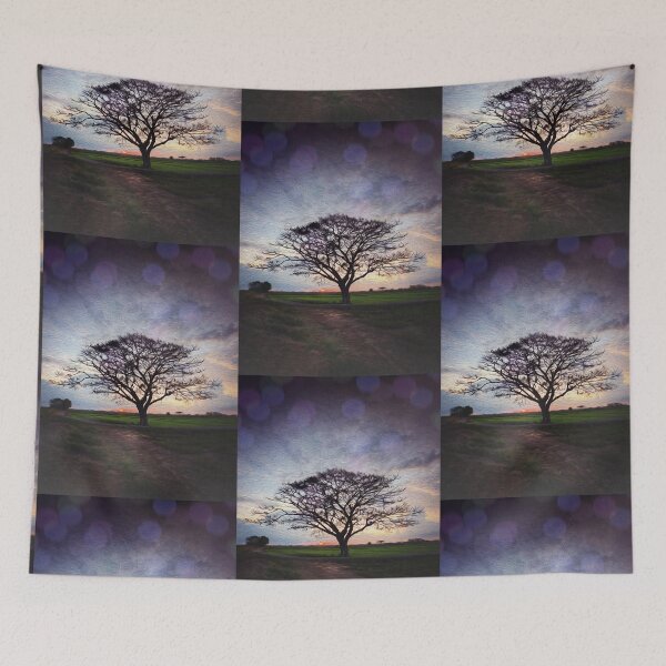 Item preview, Sunset Tree and Bubbles designed and sold by Huskyyy Designs.