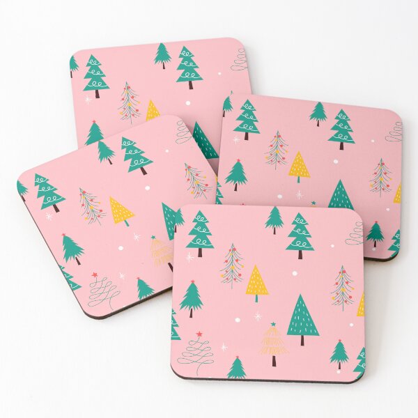 Item preview, Retro Pink Christmas Tree designed and sold by MaiZephyr.
