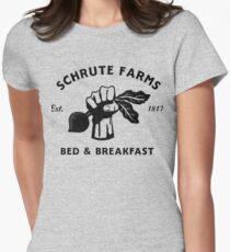 Schrute Bauernhöfe Tailliertes T-Shirt für Frauen
