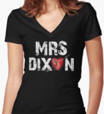 Mrs Dixon? Women's Fitted V-Neck T-Shirt