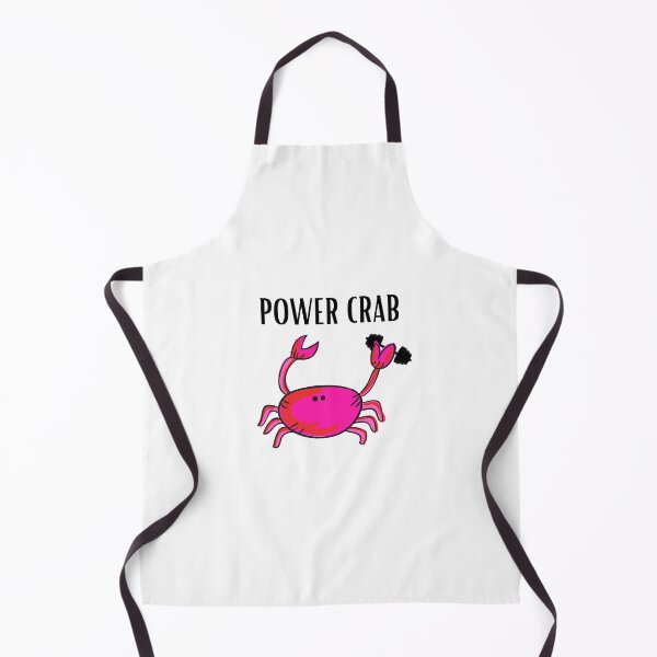 Item preview, POWER CRAB PINK FUNNY WHITE BACKGROUND BAR BELL designed and sold by EllieMonroe.