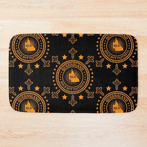 Item preview, Queensland State Map Motto - Bold but Faithful - QLD Australia States designed and sold by Ranggasme.