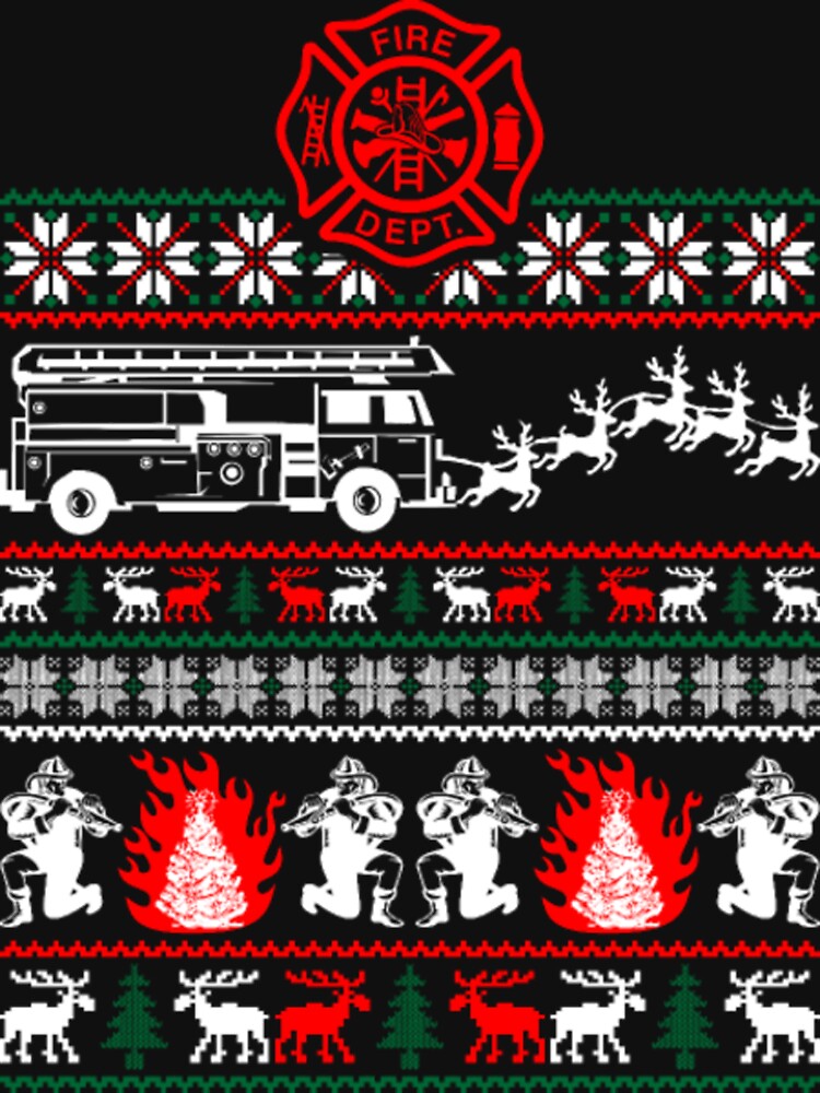 firefighter christmas shirts