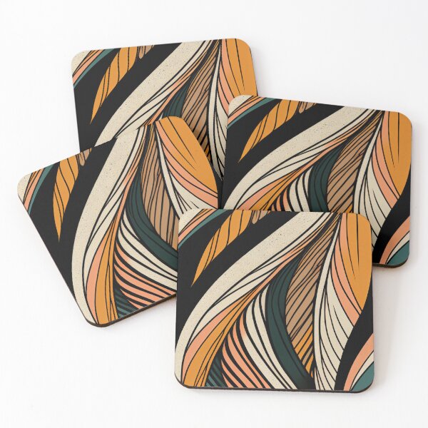 Item preview, "Lily" - Boho Retro Modern Abstract Pattern designed and sold by HiArtify ❤️.