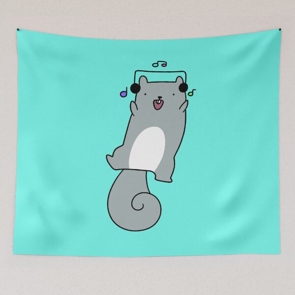 Item preview, Dancing Headphones Squirrel  designed and sold by SaradaBoru.