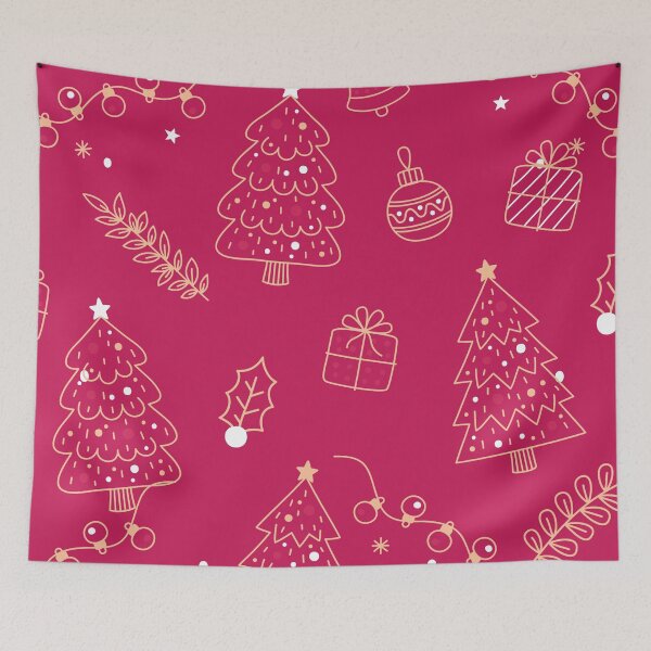 Item preview, Viva Magenta Holiday Pattern designed and sold by MaiZephyr.