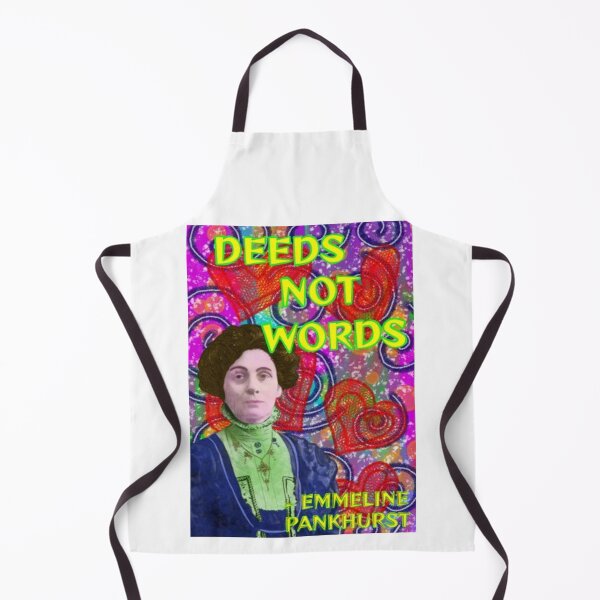 Item preview, Emmeline Pankhurst Suffragette Inspirational Quote - Deeds Not Words designed and sold by LethalPixieDust.