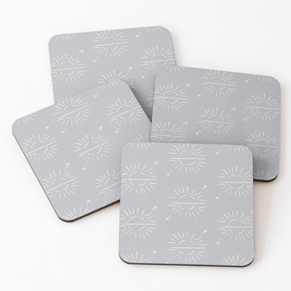Item preview, Cosmic Sun Polka Dots Design Soft Aesthetic In Muted Colors Stone Blue designed and sold by scorpiolane.