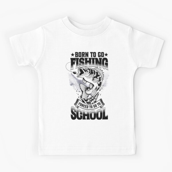 Boy Funny Fishing Kids T-Shirts for Sale