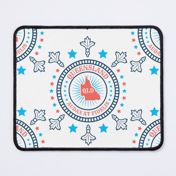 Item preview, Queensland State Map Motto - Multicolor QLD Australia States designed and sold by Ranggasme.