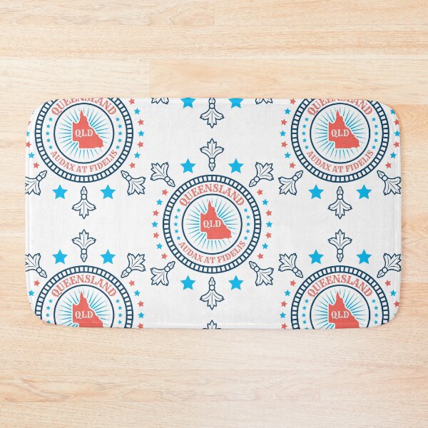 Item preview, Queensland State Map Motto - Multicolor QLD Australia States designed and sold by Ranggasme.