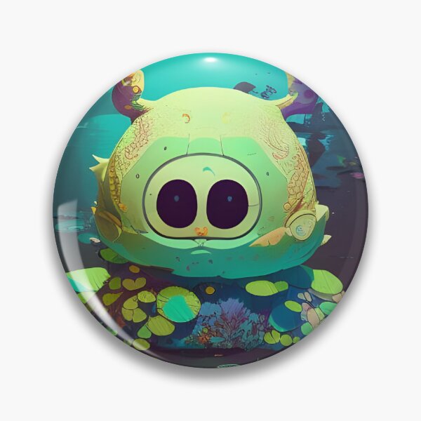 Item preview, Cute little swamp forest  monster designed and sold by REDCLASH2002.
