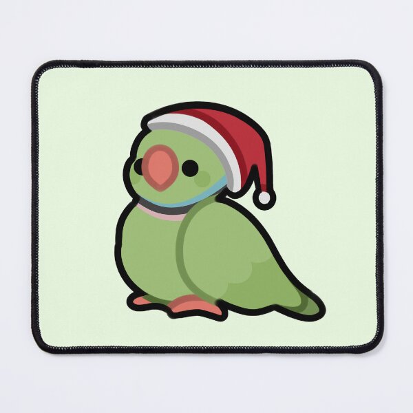 Item preview, X-Mas Birbs - Indian Ringneck (Green) designed and sold by blirbos.