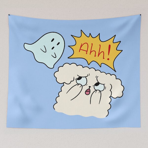 Item preview, Ahh! Ghost and Fluffy Dog designed and sold by SaradaBoru.