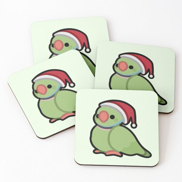 Item preview, X-Mas Birbs - Indian Ringneck (Green) designed and sold by blirbos.