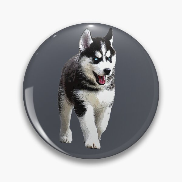 Item preview, Siberian Husky Puppy Dog designed and sold by ElegantCat.