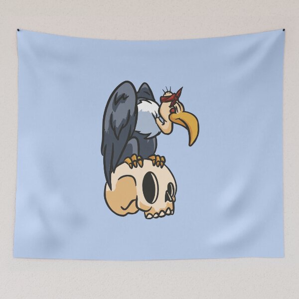 Item preview, Vulture on skull designed and sold by DerSenat.