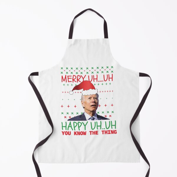 Item preview, Santa Joe Biden Merry Uh Happy Uh Christmas Funny Joe Biden Christmas Thanksgiving Confused Ugly Sweater designed and sold by Karisdesignss.