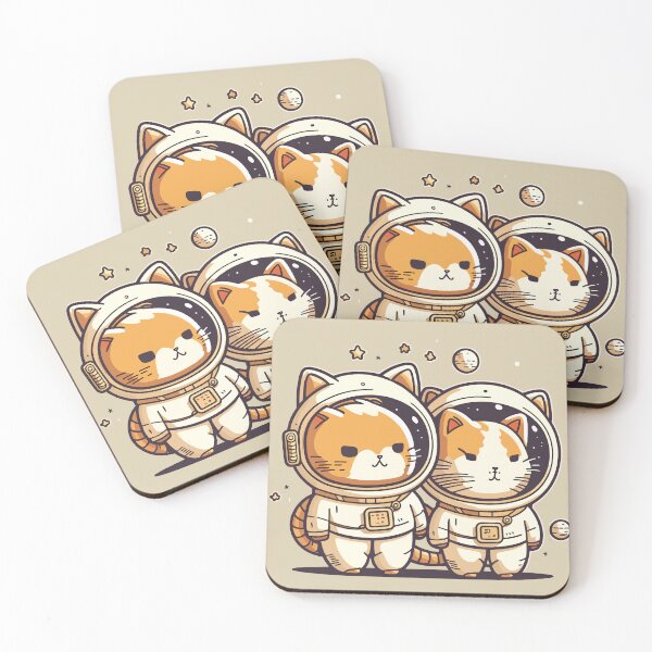 Item preview, Astronaut Cats-01 designed and sold by YoobiArt.