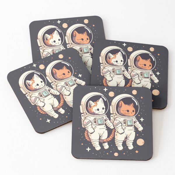 Item preview, Astronaut Cats-02 designed and sold by YoobiArt.