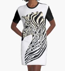Ehlers Danlos Syndrome Zebra Graphic T-Shirt Dress