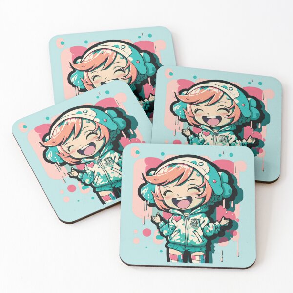 Item preview, Happy Kawaii Girl 01 designed and sold by Milovani.