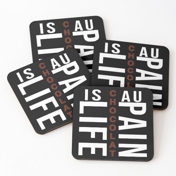 Item preview, Life Is Pain Au Chocolat designed and sold by AshzShop.
