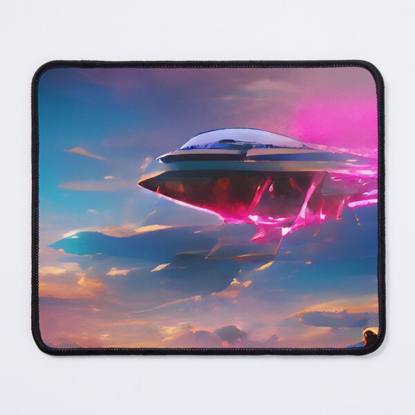 Item preview, Cool UFO art. Abstract surrealism art designed and sold by Neo-Expression.