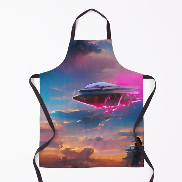 Item preview, Cool UFO art. Abstract surrealism art designed and sold by Neo-Expression.