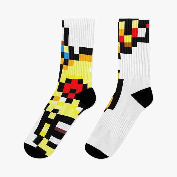 Item preview, Yellow pixel skull with horns designed and sold by AngryBob.