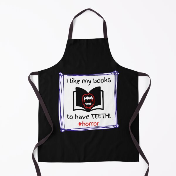 Item preview, I like my books to have TEETH! #horror designed and sold by FearSome Fiction.