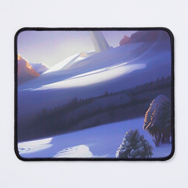 Item preview, Cool UFO Art. Surreal winter landscape designed and sold by Neo-Expression.
