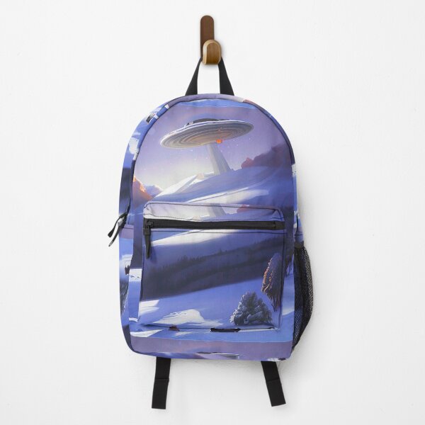 Item preview, Cool UFO Art. Surreal winter landscape designed and sold by Neo-Expression.