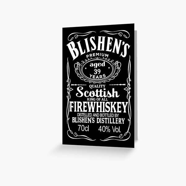 Bilshen's Firewhiskey Greeting Card