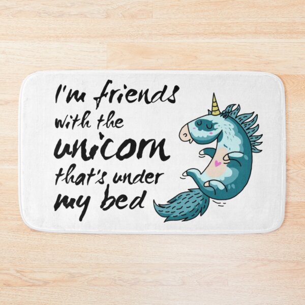 Item preview, Unicorn with Quote - Aqua/Turquoise. designed and sold by daisydance.