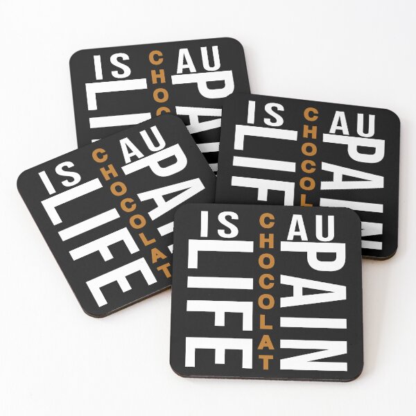 Item preview, Life Is Pain Au Chocolat designed and sold by AshzShop.