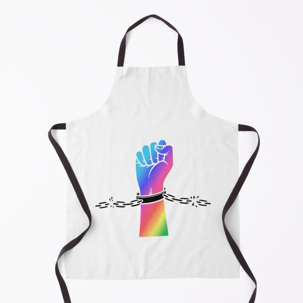 Item preview, Rainbow Solidarity Fist With Shackles designed and sold by everything4eva.