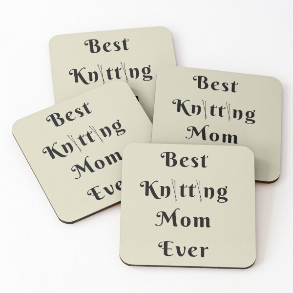 Item preview, Best knitting mom ever designed and sold by We Grow.