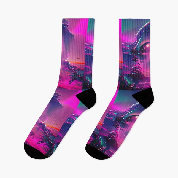 Item preview, Abstract surreal alien art. Synthwave colors designed and sold by Neo-Expression.