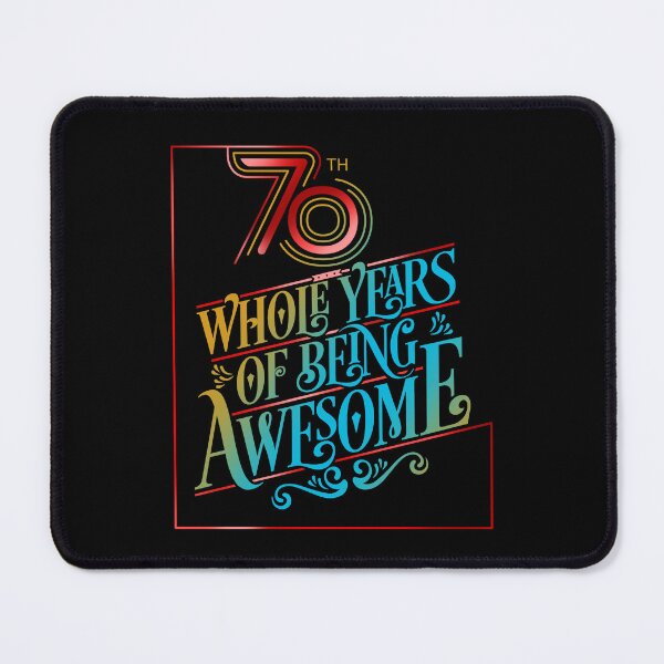 Item preview, woman 70 and Fabulous Happy 70th Birthday Matching awesome designed and sold by josephfanous.